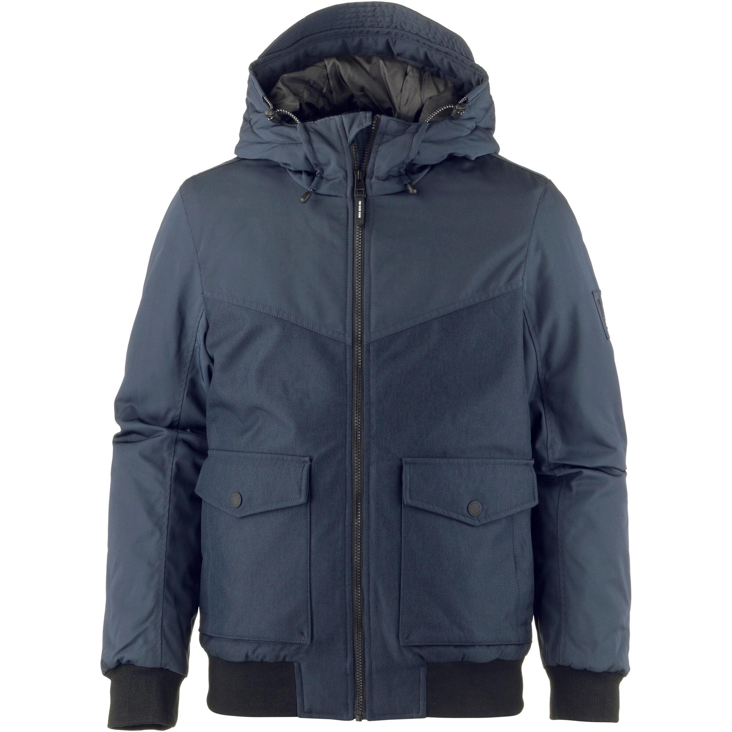 TOM TAILOR DENIM - Kapuzenjacke in dunkelblau