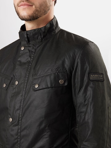 Barbour International Regular Fit Jacke 'Duke' in Grün