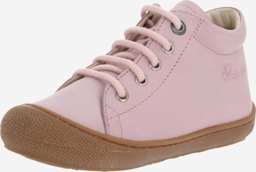 rozā NATURINO Pirmo soļu apavi 'Cocoon': no priekšpuses
