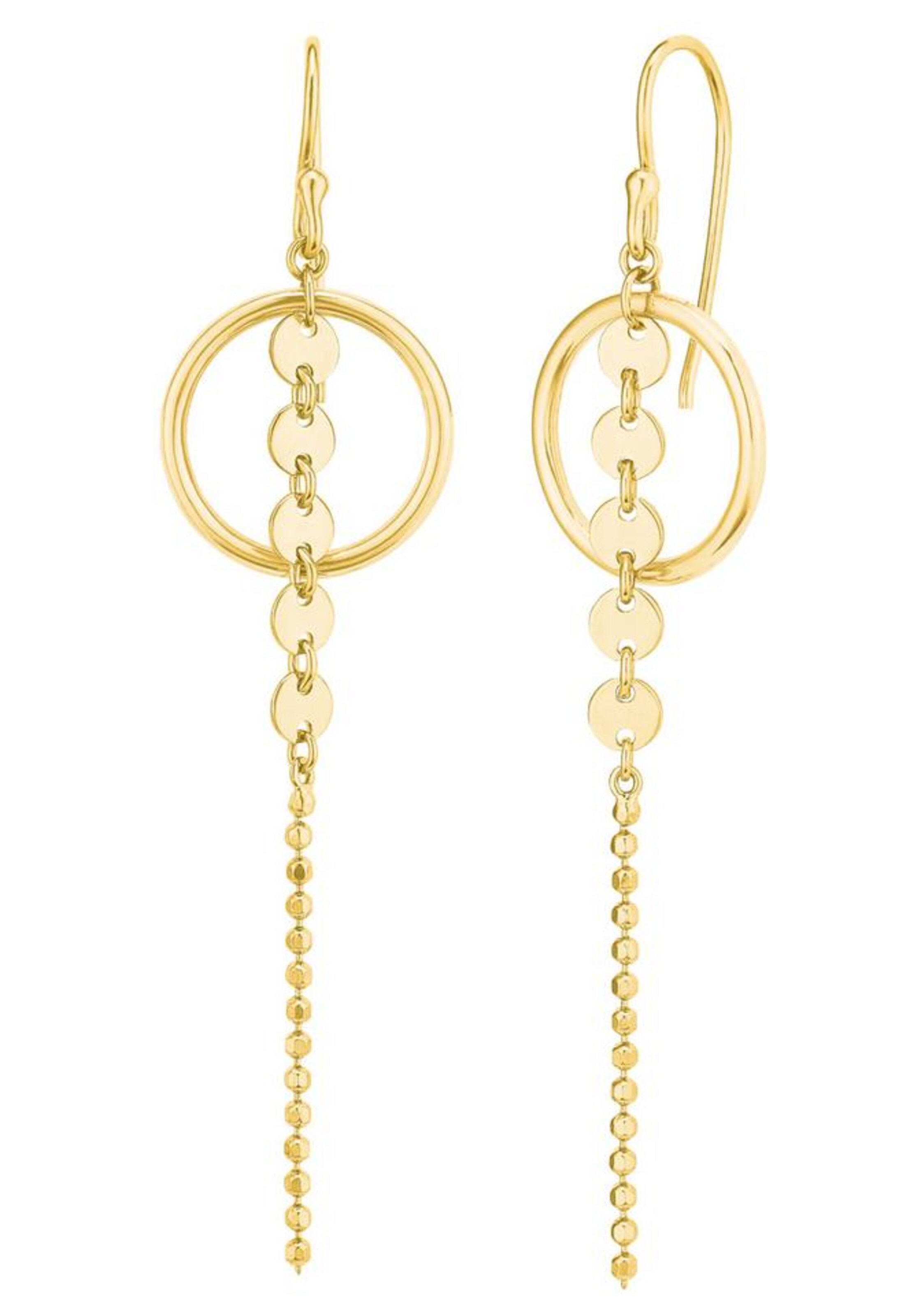 AMOR Earrings in Gold: front