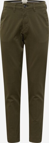 SELECTED HOMME Slimfit Chino 'Miles Flex' in Groen: voorkant