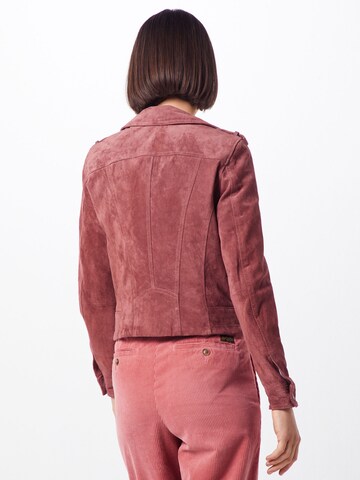 VERO MODA Lederjacke 'ROYCE' in Pink: zadná strana