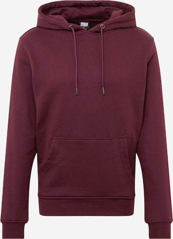 Urban ClassicsSweater majica - crvena boja: prednji dio