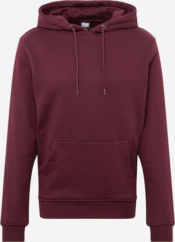 Sweat-shirt Urban Classics en rouge : devant