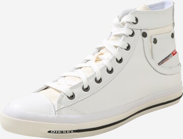 DIESEL Sneakers hoog 'Exposure I' in Wit: voorkant