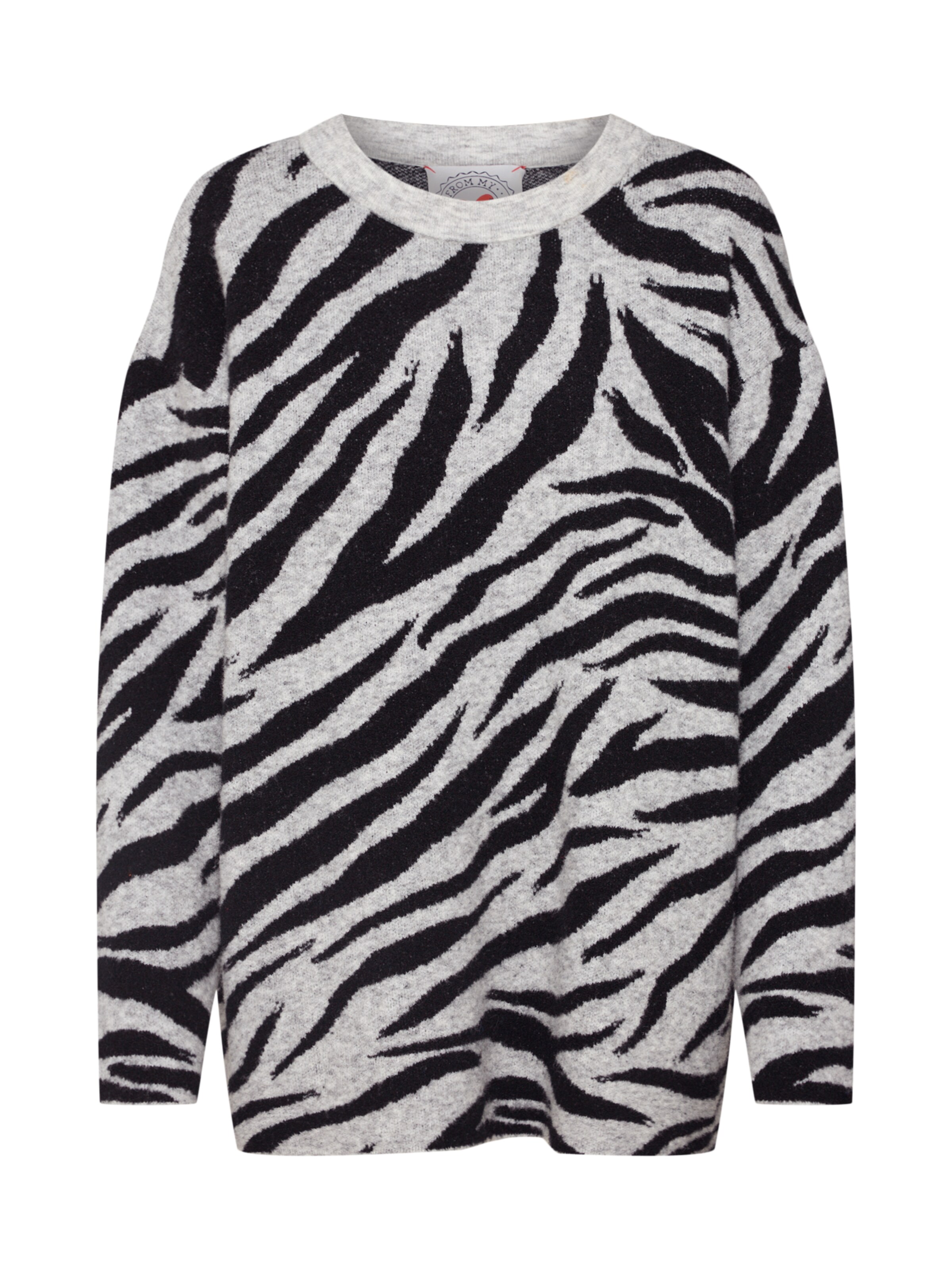 Frogbox - Trui 'Zebra' in de kleur Grijs