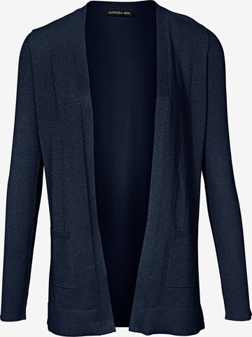 Cardigan heine en bleu : devant