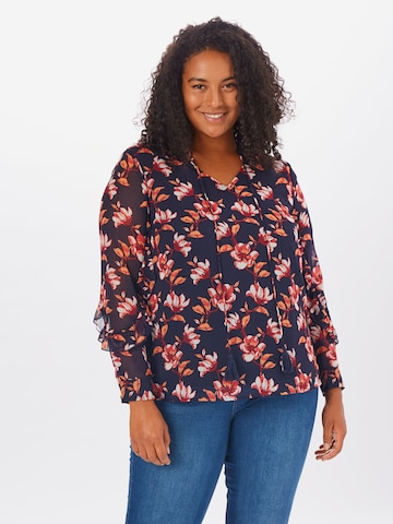 Guido Maria Kretschmer Curvy Bluse 'Tessa' i blå: forside