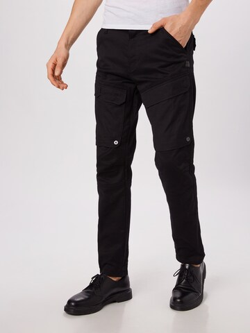 Slimfit Pantaloni cu buzunare de la G-Star RAW pe negru: față