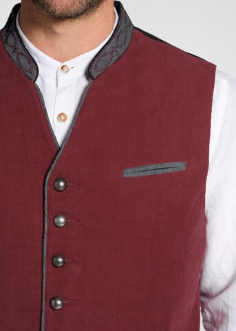 SPIETH & WENSKY Traditional Vest 'Nathan' in Red