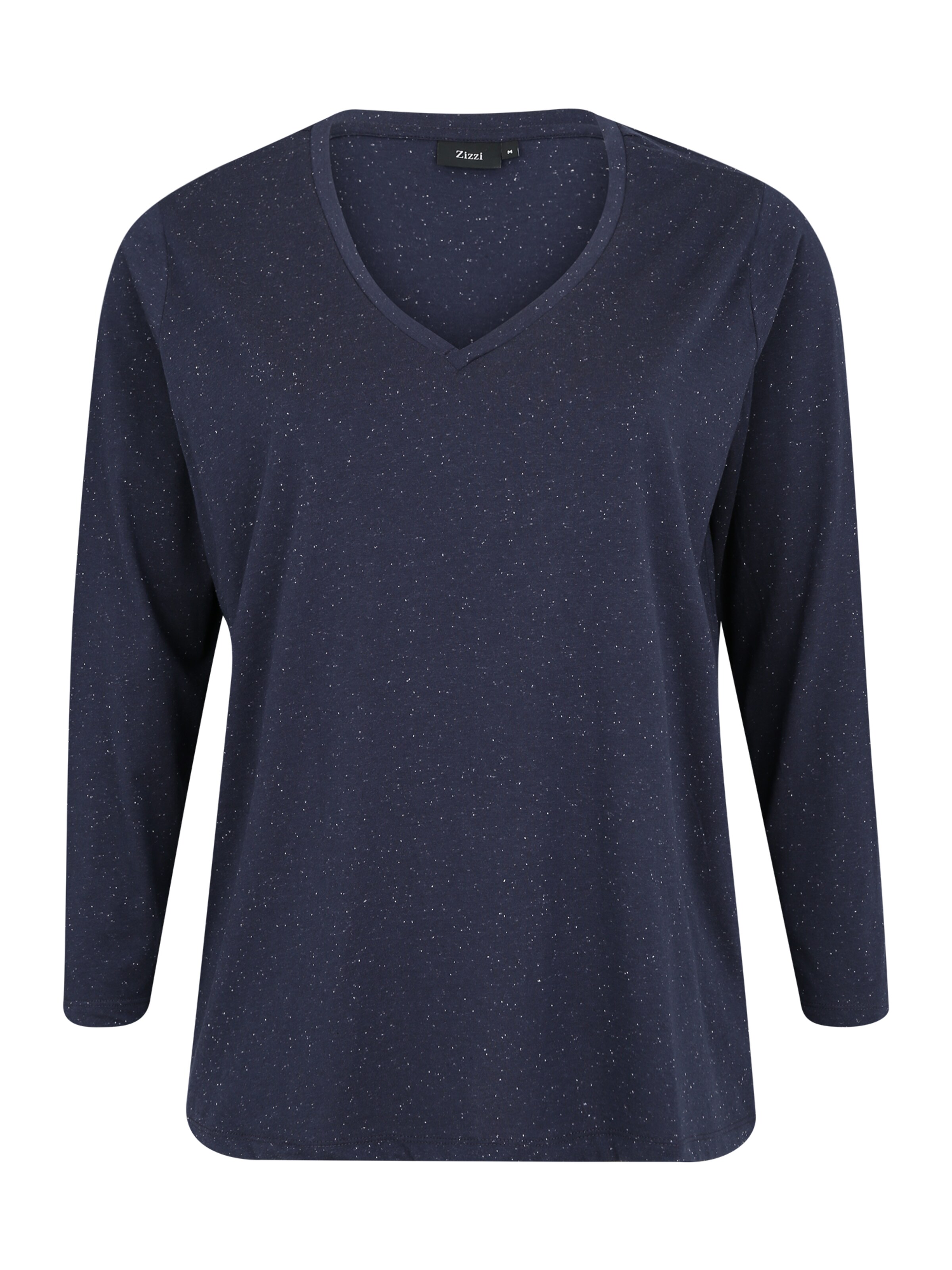 Zizzi - Shirt 'MCHLOÉ' in de kleur Navy