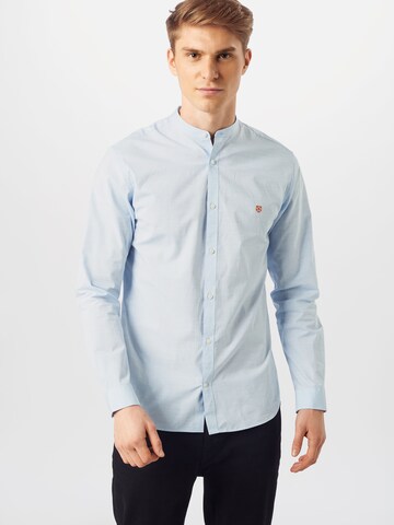 JACK & JONES Regular fit Overhemd 'JPRBLASPRING BAND' in Blauw: voorkant