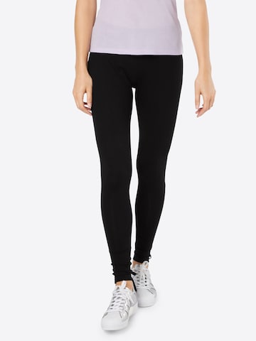 Urban Classics Skinny Legíny – černá: přední strana