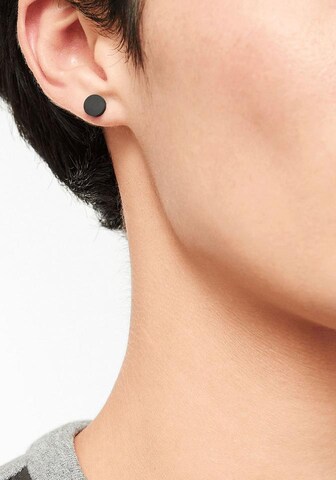 Boucles d'oreilles Liebeskind Berlin en noir : devant