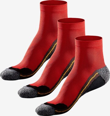 CHIEMSEE Athletic Socks in Red: front