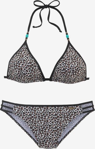 Triangle Bikini BRUNO BANANI en mélange de couleurs : devant