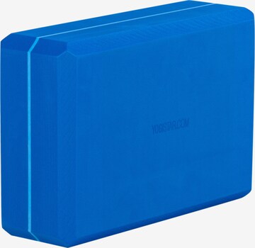 YOGISTAR.COM Yoga Block in Blue: front