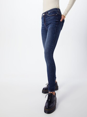 VERO MODA Skinny Kavbojke 'SEVEN MR' | modra barva: sprednja stran