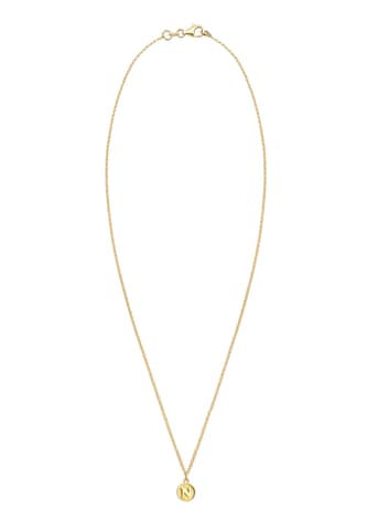 ELLI Necklace 'Buchstabe - N' in Gold