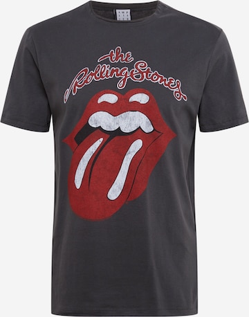 AMPLIFIED Shirt 'ROLLING STONES VINTAGE TONGUE' in Black: front