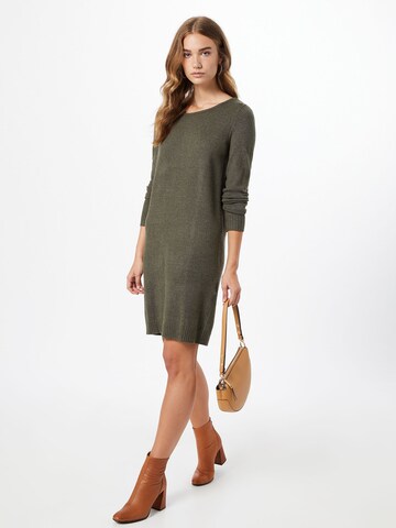 VILA Knitted dress in Green