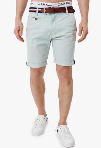 INDICODE JEANS Regular Shorts 'Creel' in Blau: predná strana