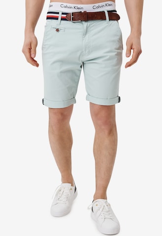 INDICODE JEANS Regular Shorts 'Creel' in Blau: predná strana