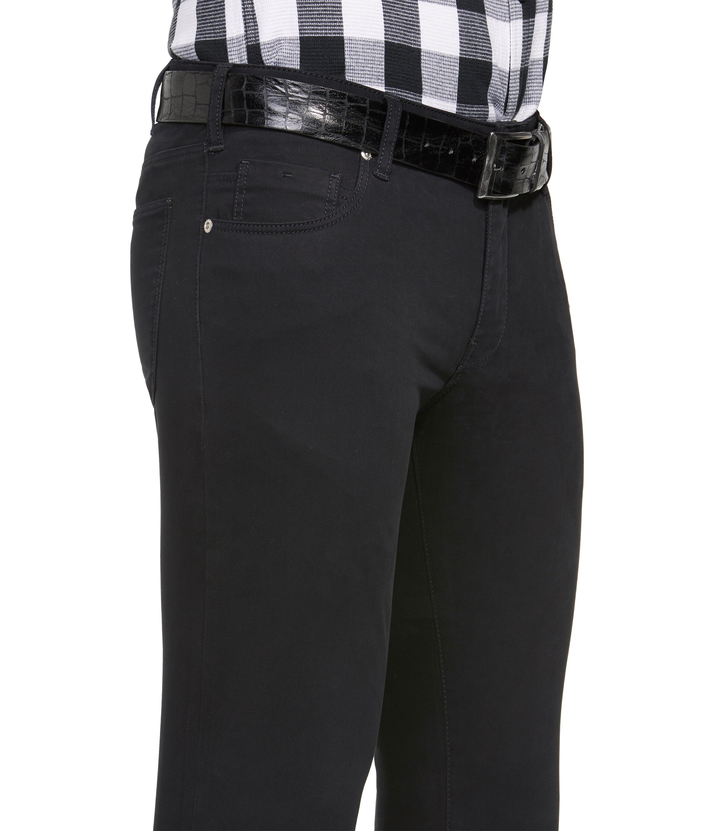 MEYER Slimfit Chino in Zwart