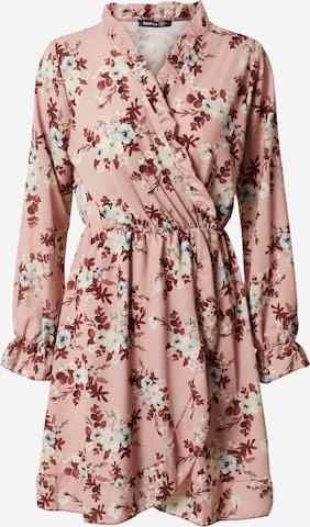 Boohoo - Vestido 'Floral' em rosa: frente