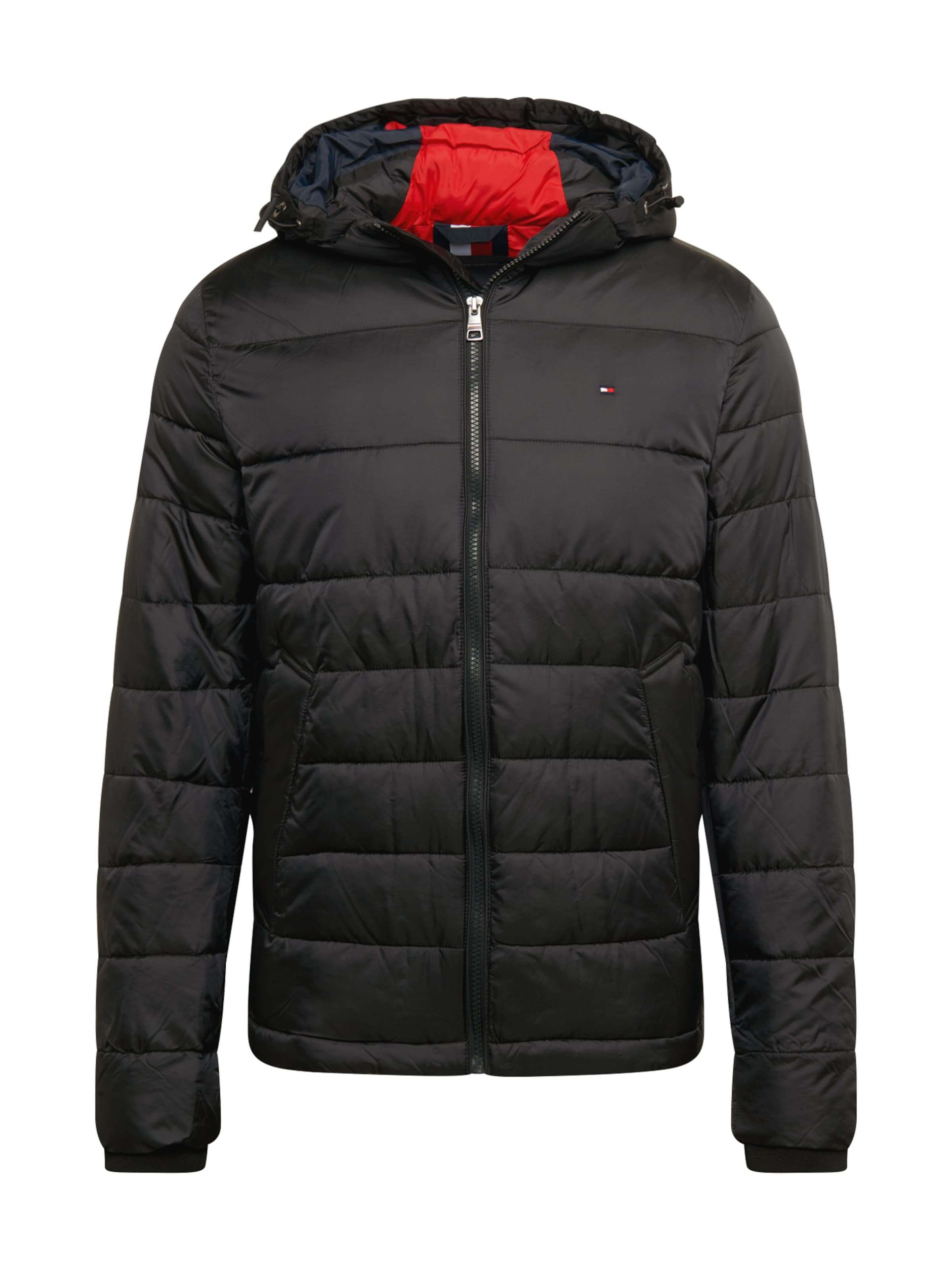 two tone hooded bomber