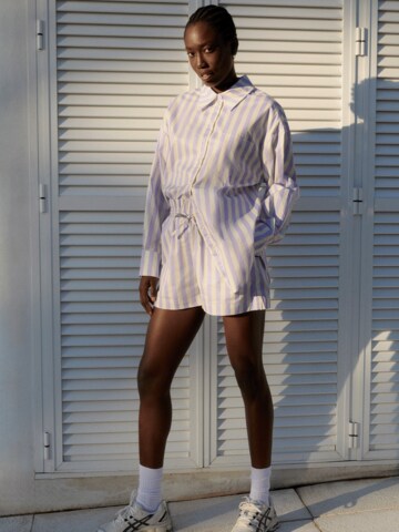 Relaxed Striped Set Look by Asics