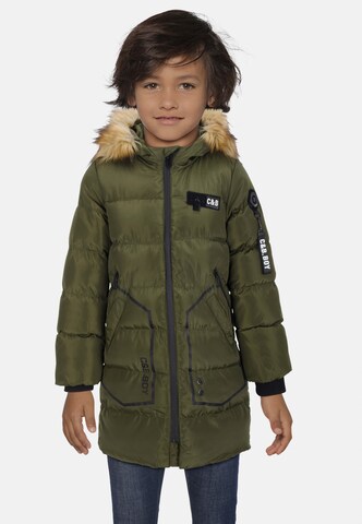 CIPO & BAXX Winter Jacket in Green: front