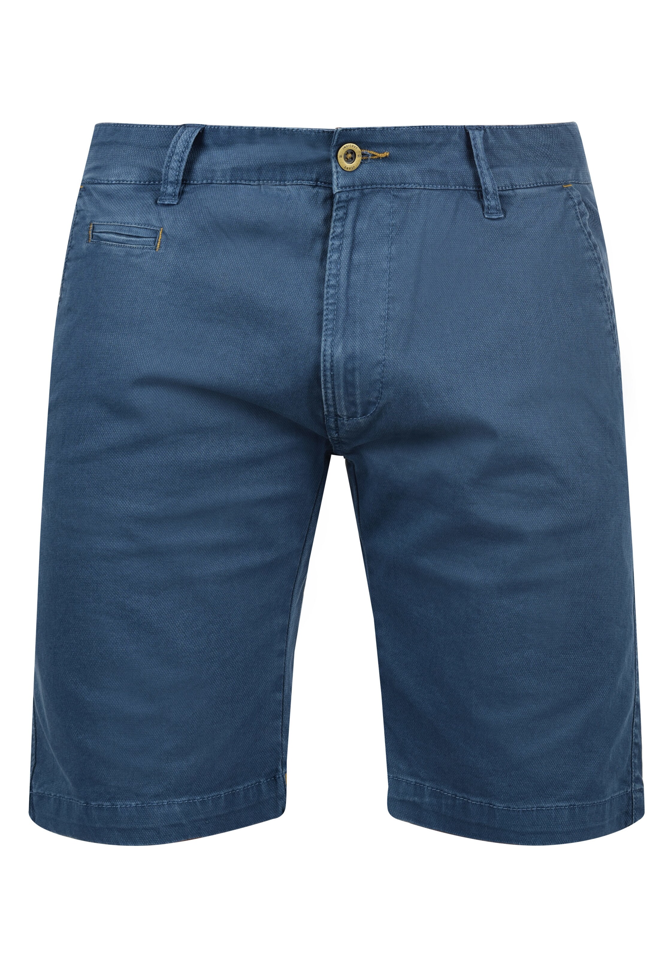 INDICODE JEANS Regular Chino Pants 'IDMiko' in Blue: front