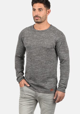 BLEND Strickpullover 'Dan' in Grau: predná strana