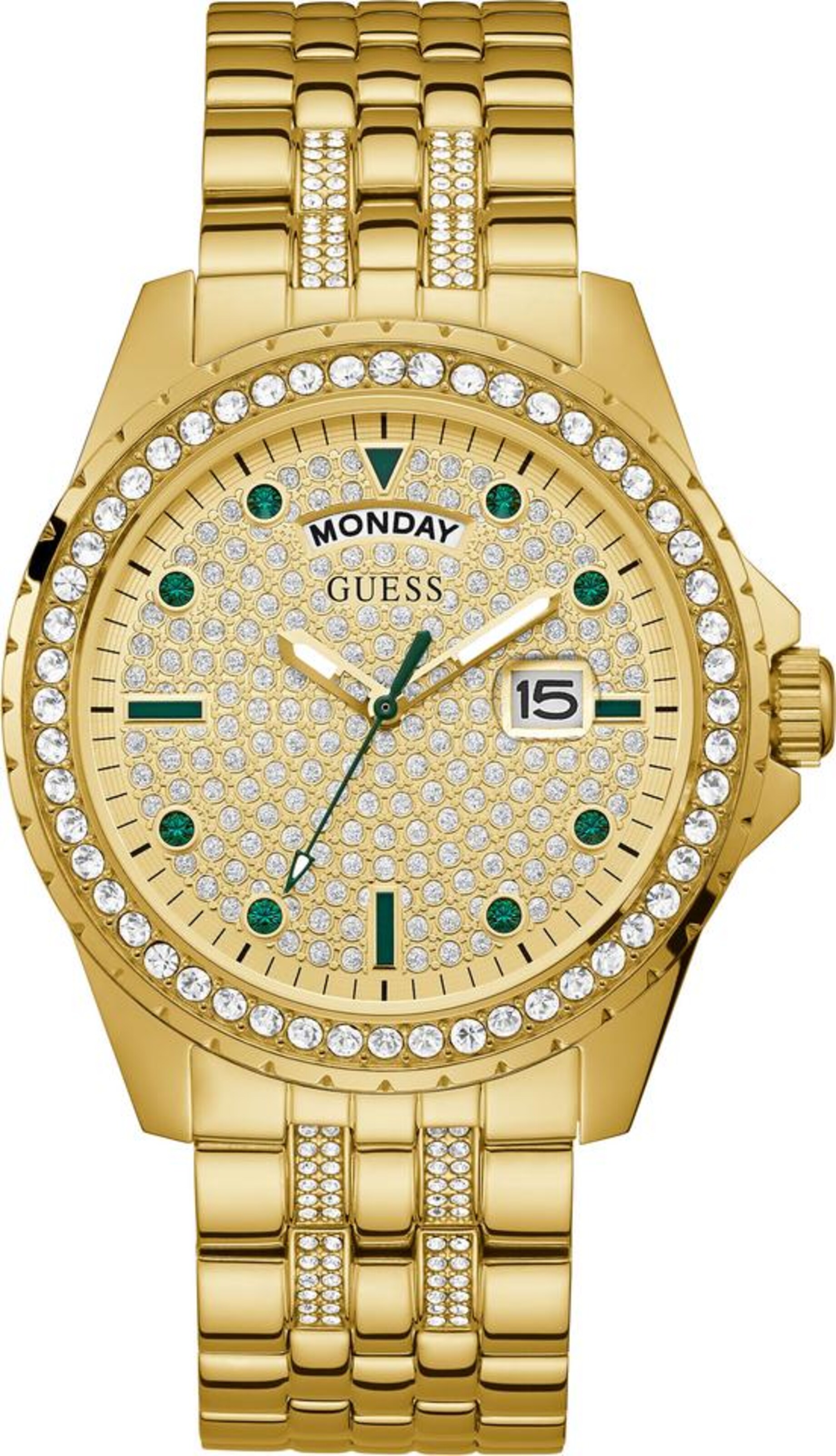 GUESS Analog watch in Gold: front