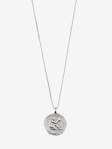 Pilgrim Halsband 'Aquarius Zodiac Sign' i silver