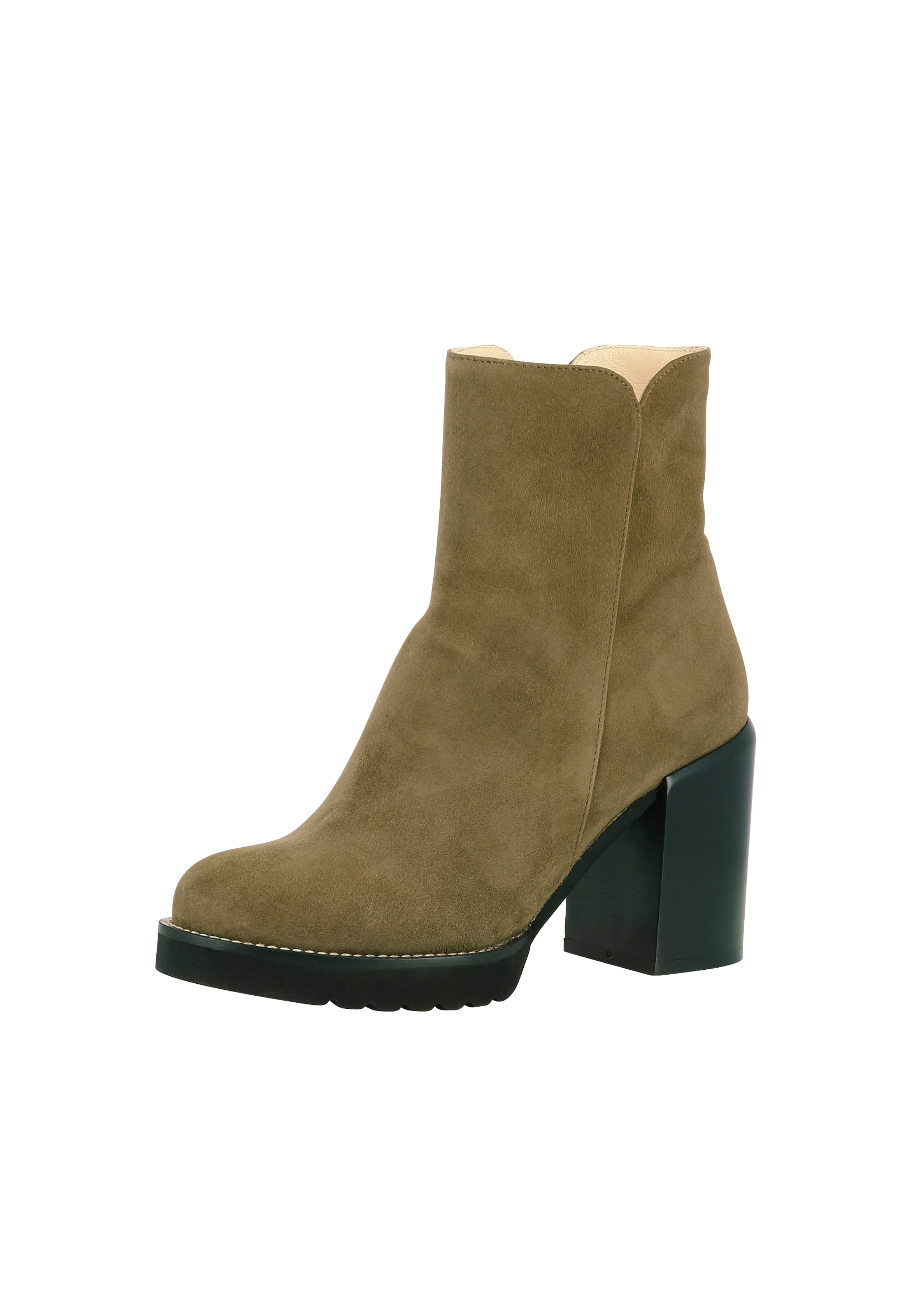 EVITA Enkellaarsjes in Groen: voorkant