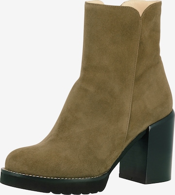 EVITA Ankle Boots in Green: front