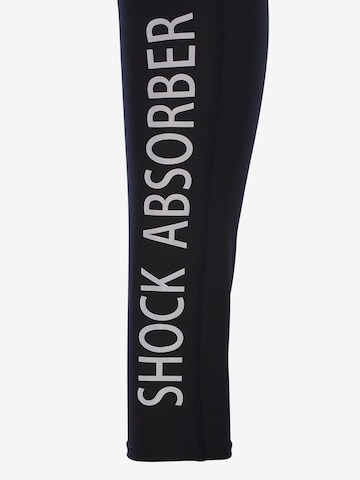 SHOCK ABSORBER Skinny Sportbroek 'SA Branded' in Zwart