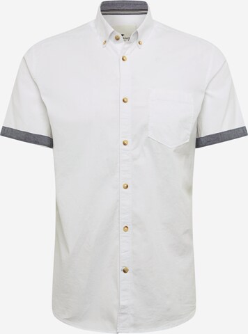 TOM TAILOR Button Up Shirt 'RAY' in White: front