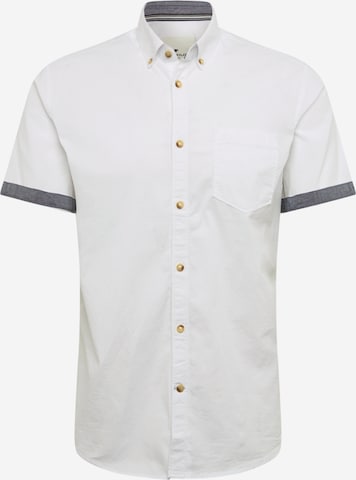 TOM TAILOR Regular fit Button Up Shirt 'RAY' in White: front