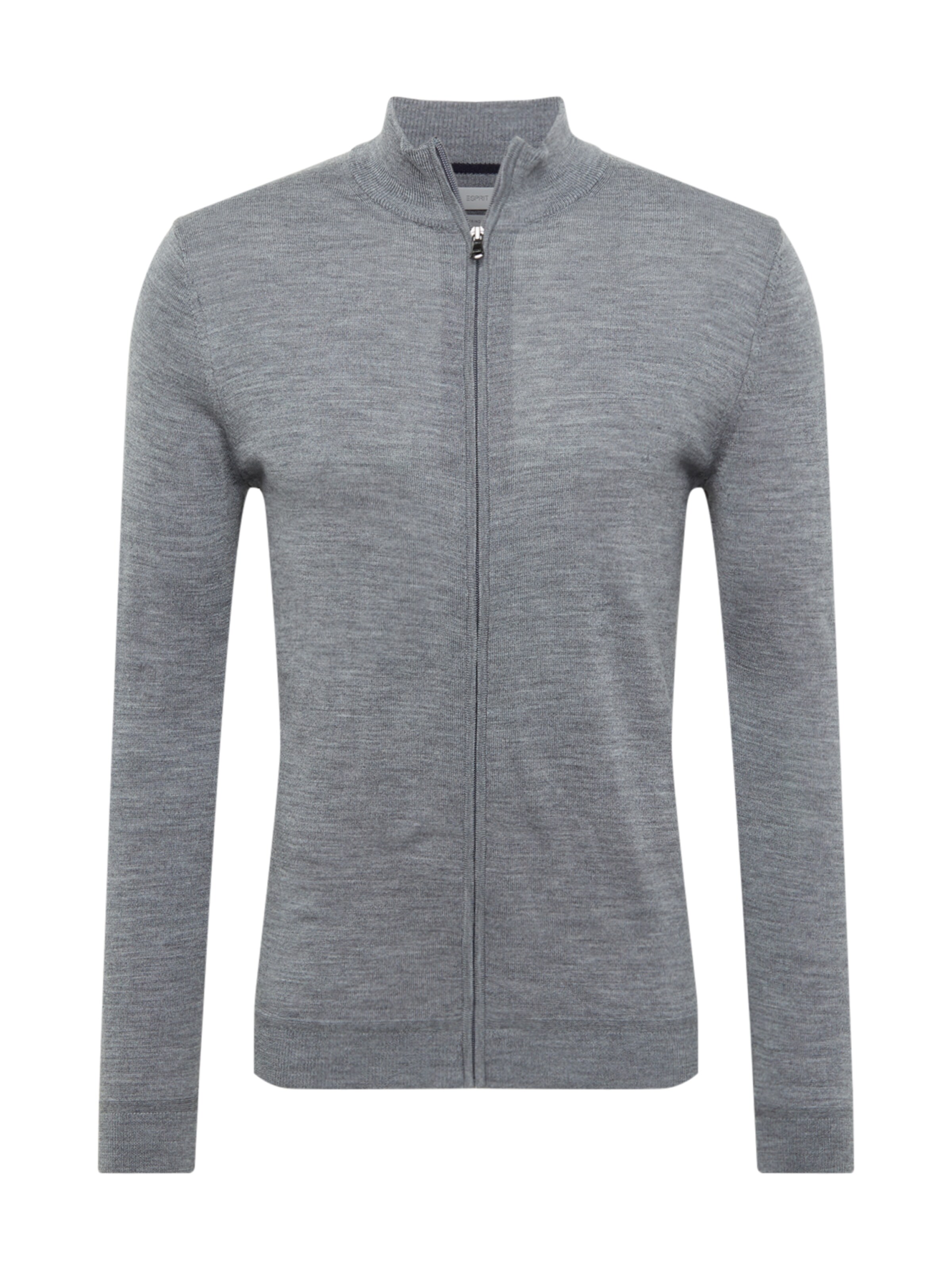 ESPRIT - Gebreid vest in de kleur Grijs