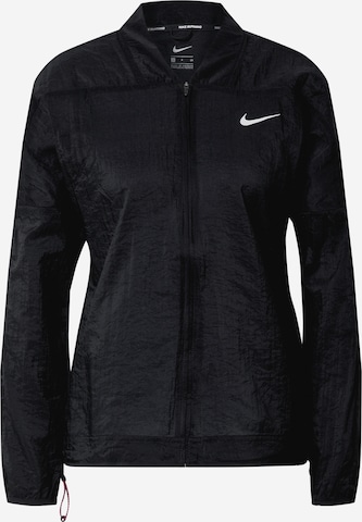 NIKE Athletic Jacket 'Icon Clash' in Black: front