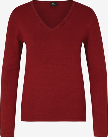 s.Oliver BLACK LABEL Pullover in Rot: predná strana