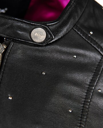 Maze Lederjacke 'Nelo' in Schwarz