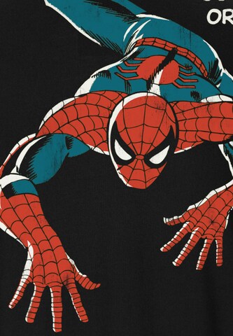 LOGOSHIRT T-Shirt 'Spider-Man' in Schwarz