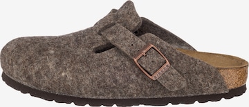 BIRKENSTOCK - Pantufa 'Boston' em cinzento