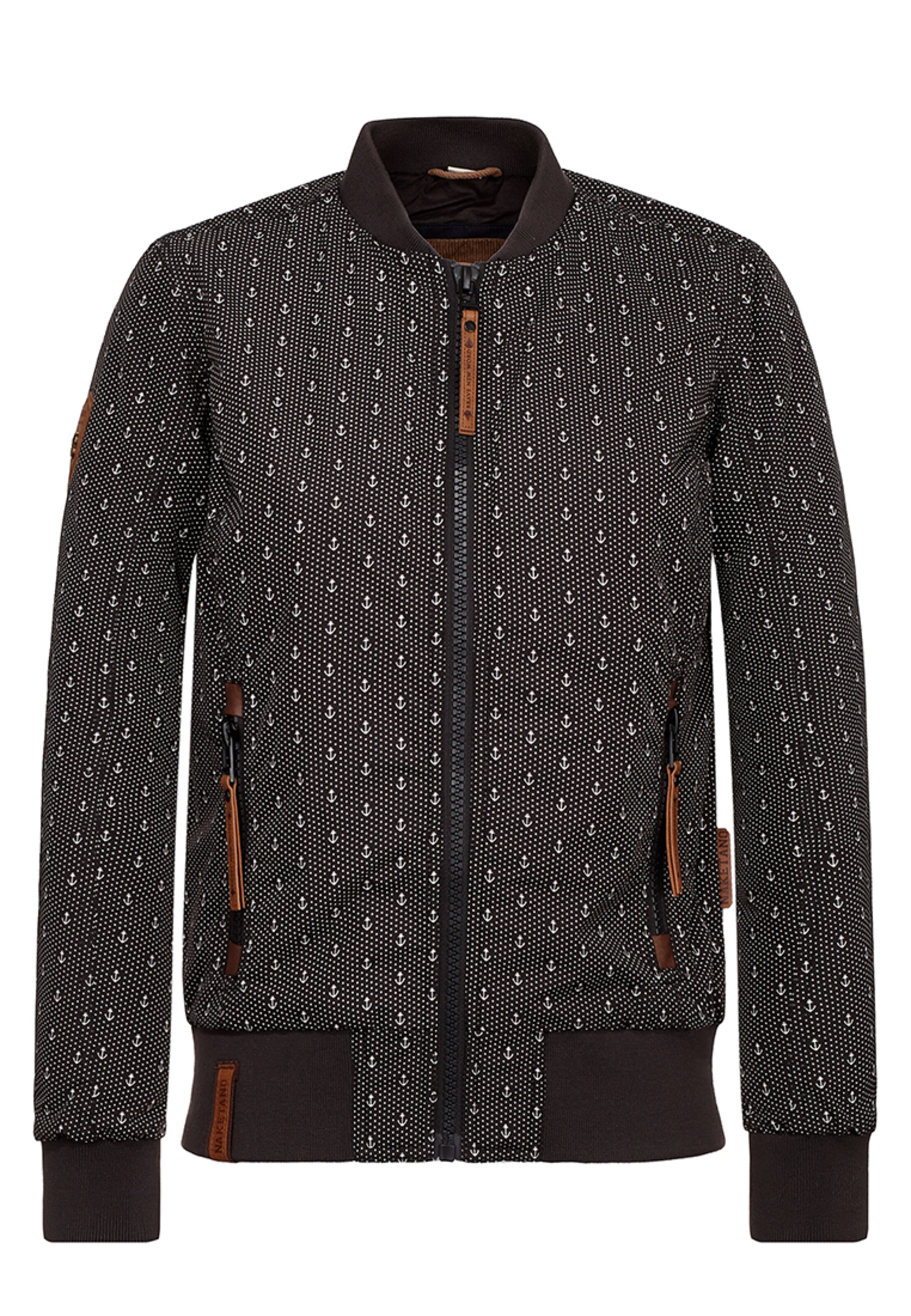 naketano - Tussenjas 'Aus meine Dorf' in de kleur Zwart