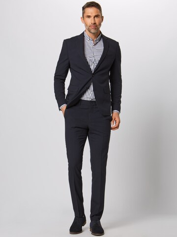 Lindbergh Slim fit Suit in Blue