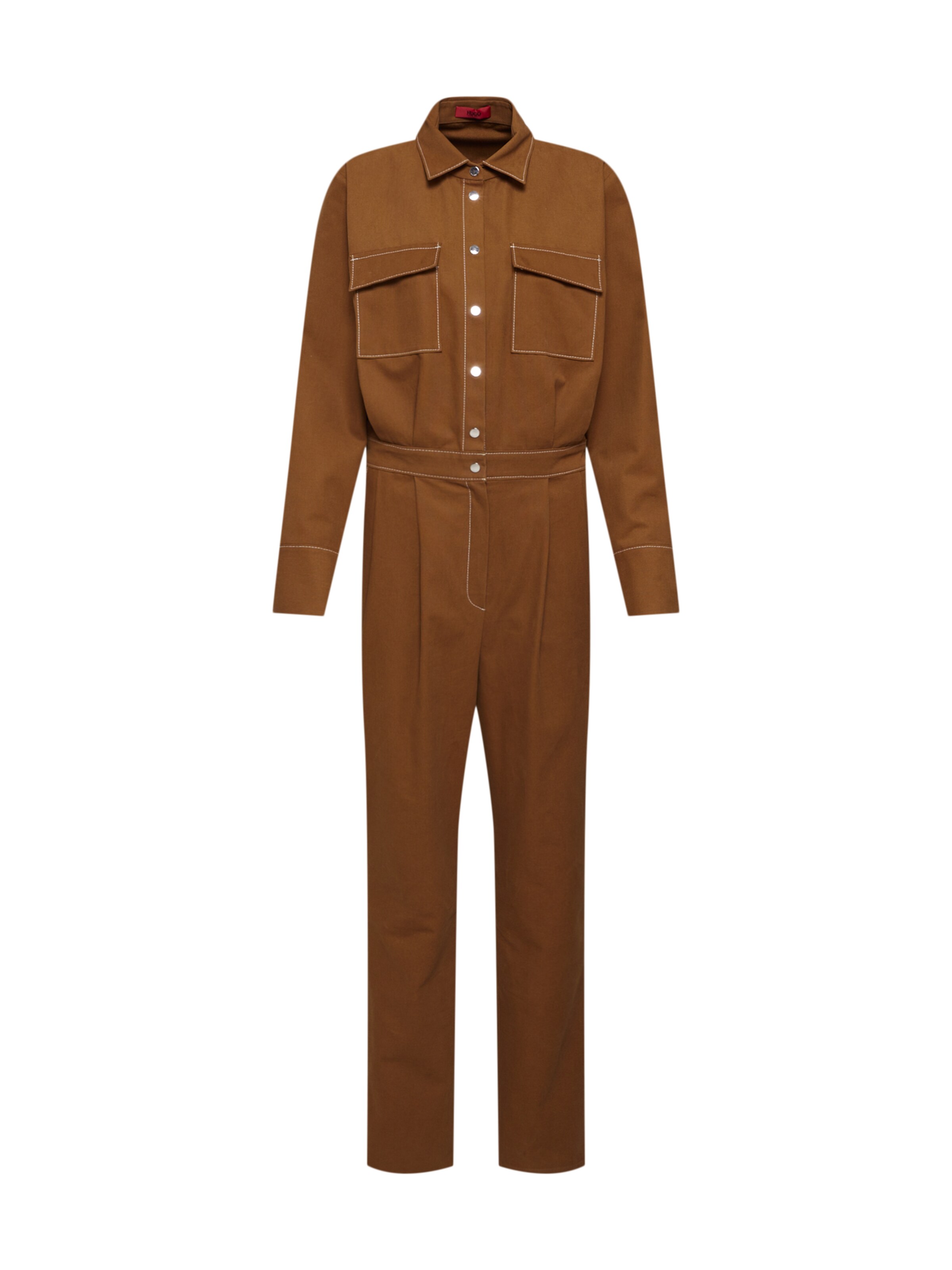 HUGO - Jumpsuit 'Kejump' in de kleur Cognac